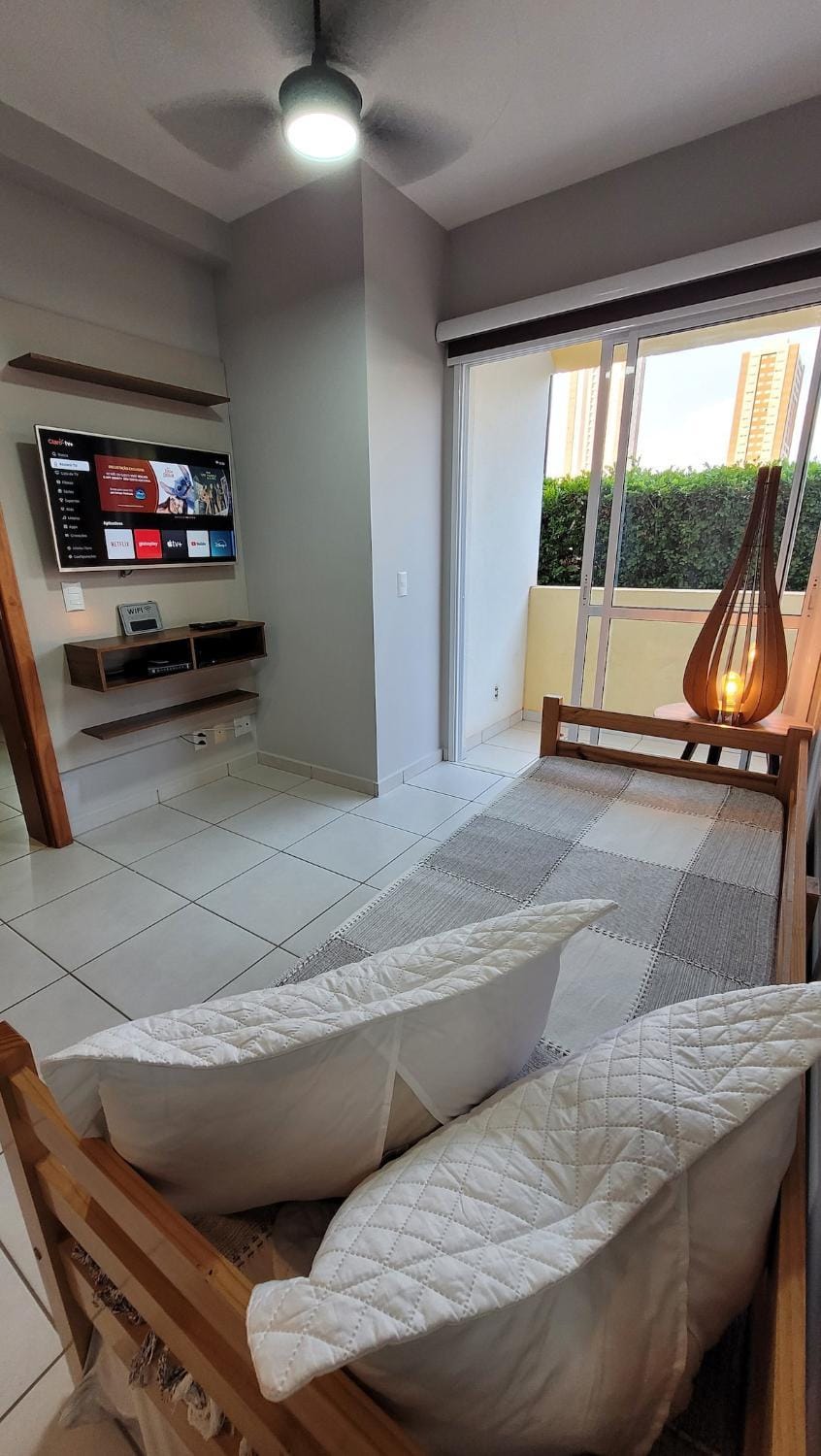 Região nobre ao lado da Fiusa próximo Pagmenos Apartment in Ribeirão Preto
