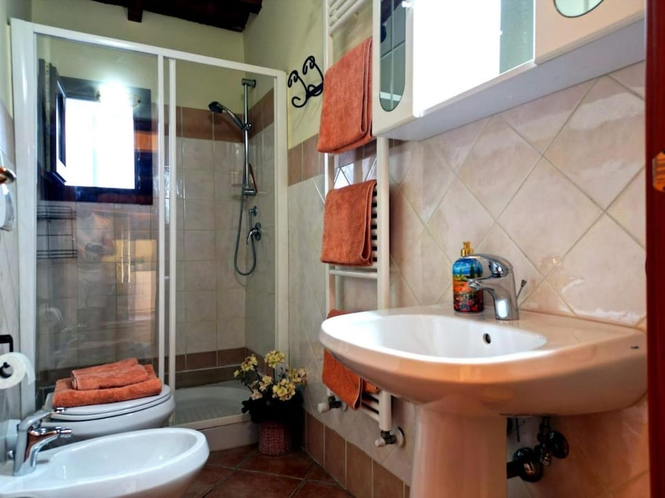 Shower, Toilet, Bathroom, towels