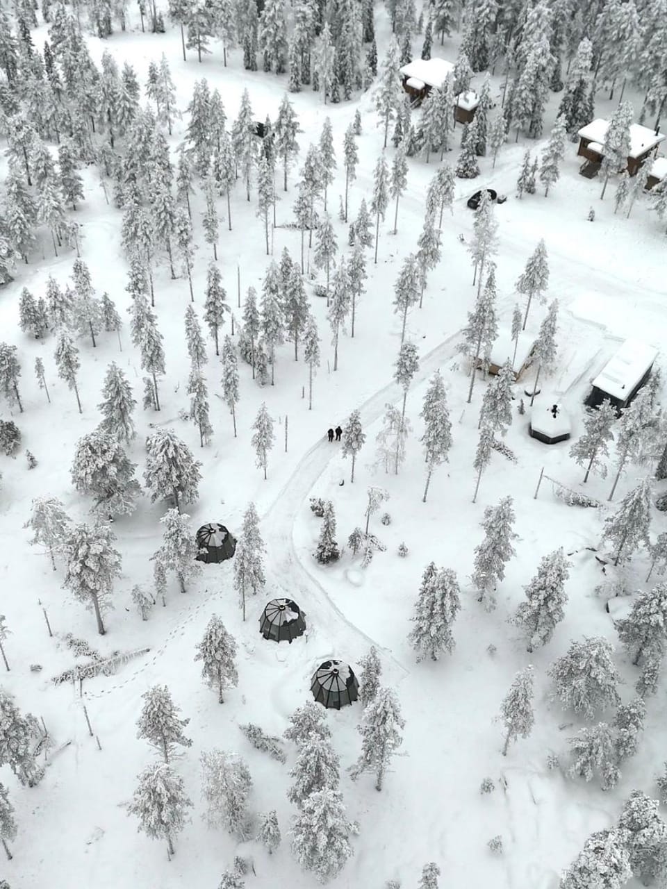 Property building, Day, Natural landscape, Bird's eye view, Winter