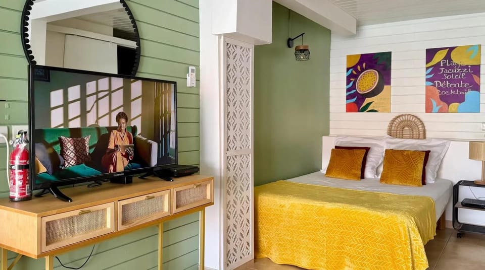 Appartement confortable avec jacuzzi à Sainte-Anne, 30 m² Apartment in Sainte-Anne