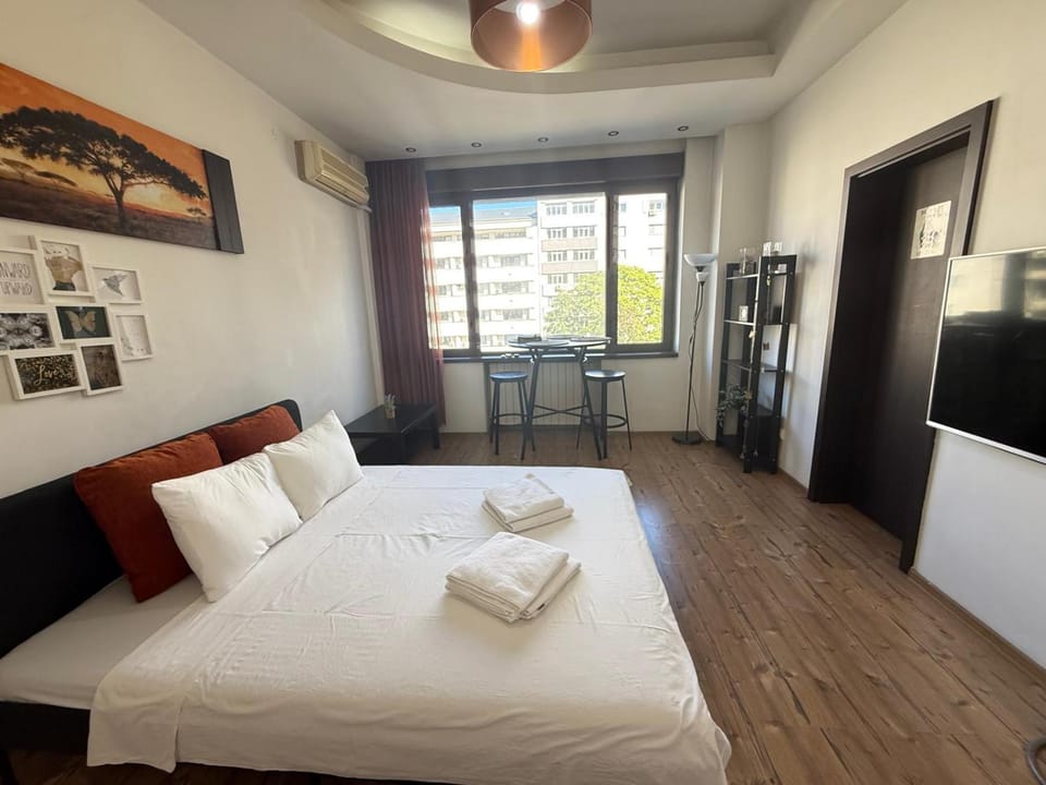 Bed, TV and multimedia, Photo of the whole room, Evening entertainment, towels