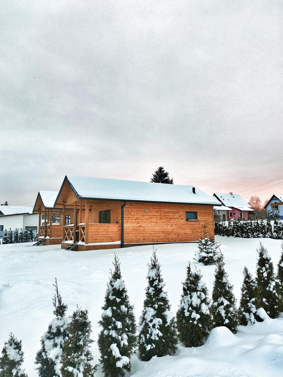 Property building, Day, Natural landscape, Winter