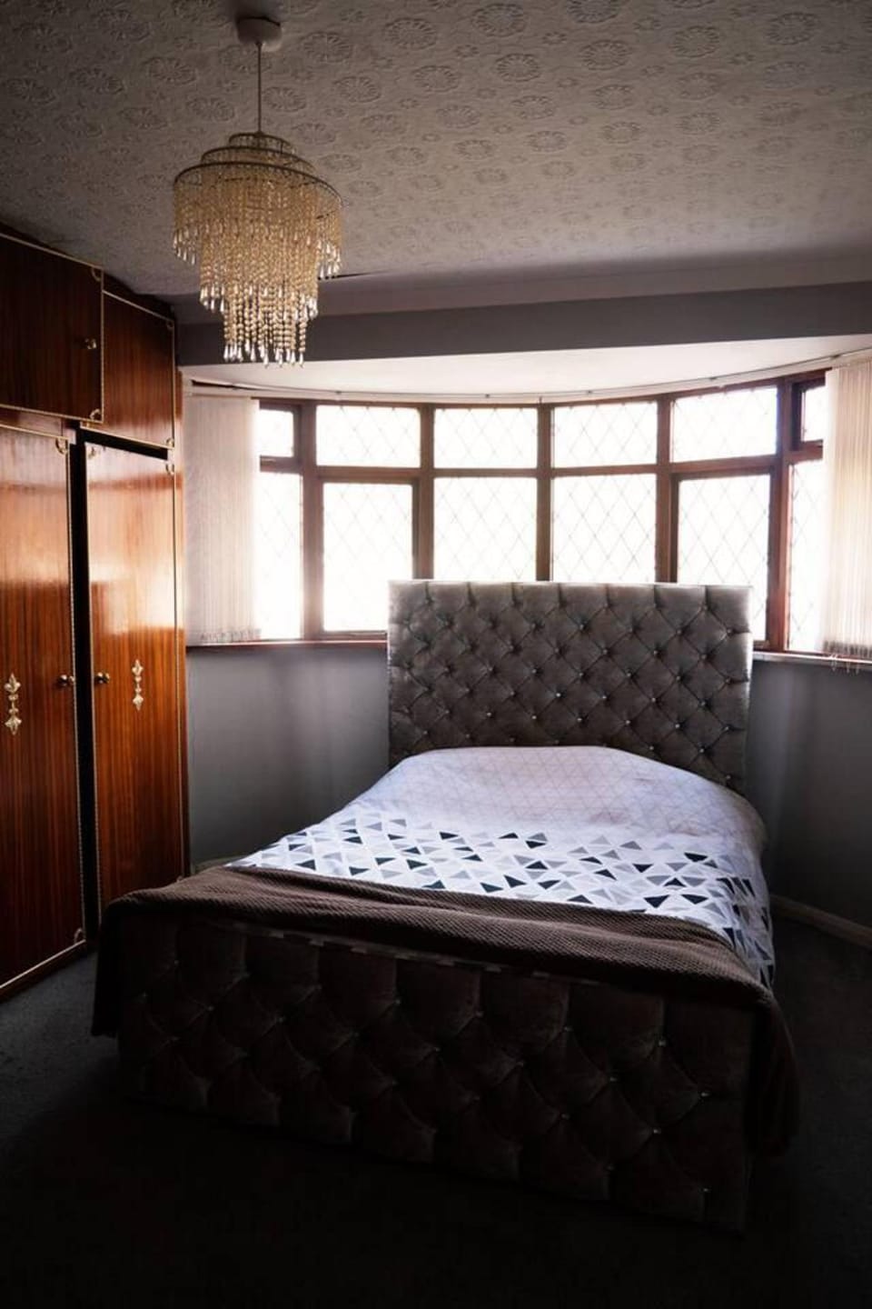 Bed, Photo of the whole room, Bedroom, wardrobe