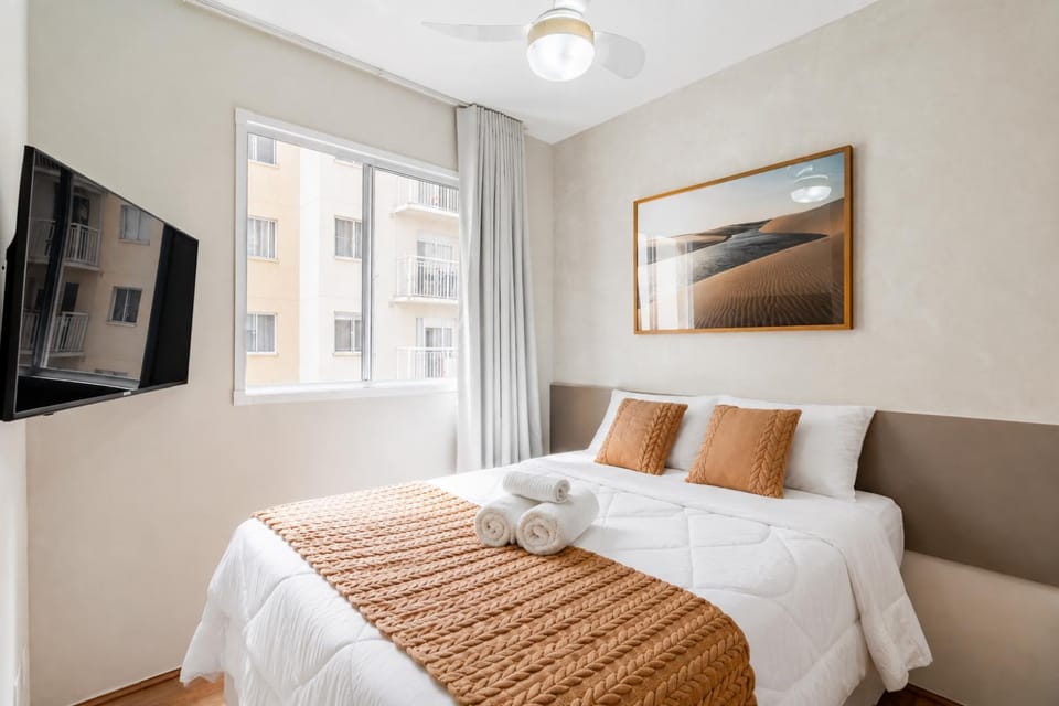 B601 Apartamento Aconchego Próx Expo Center, Metrô Barra Funda & Allianz Parque Apartment in Sao Paulo City