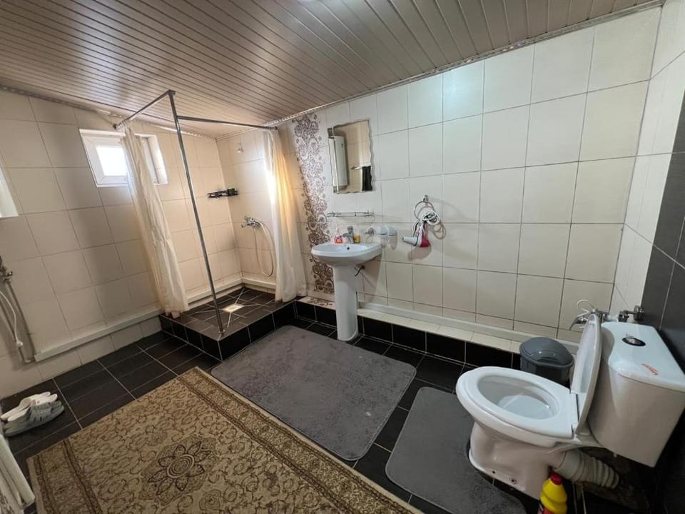 Shower, Toilet, towels