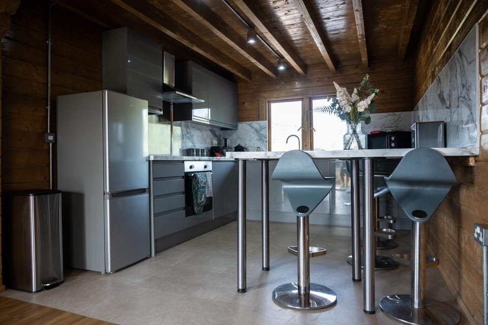 Kitchen or kitchenette, Seating area, Dining area, oven