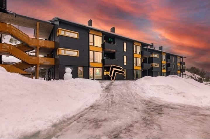 Ski in-out, cosy apartment in Funkelia Kongsberg Apartment in Viken, Norway