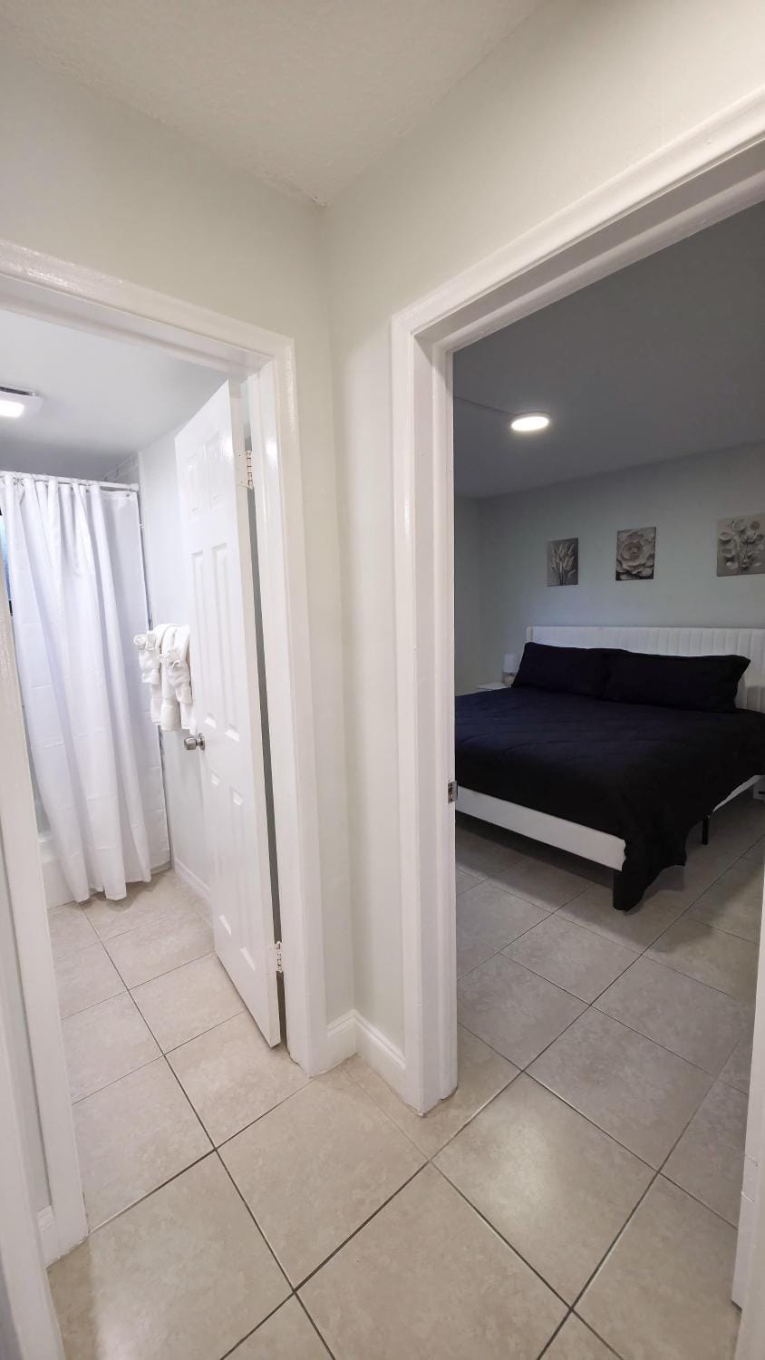 Bed, Bathroom, Bedroom