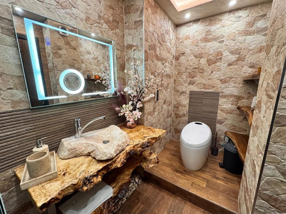 Toilet, Bathroom, towels