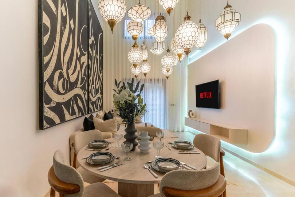 Golden Layali Luxury Duplex 3 Bedrooms Pool Apartment in Marrakesh