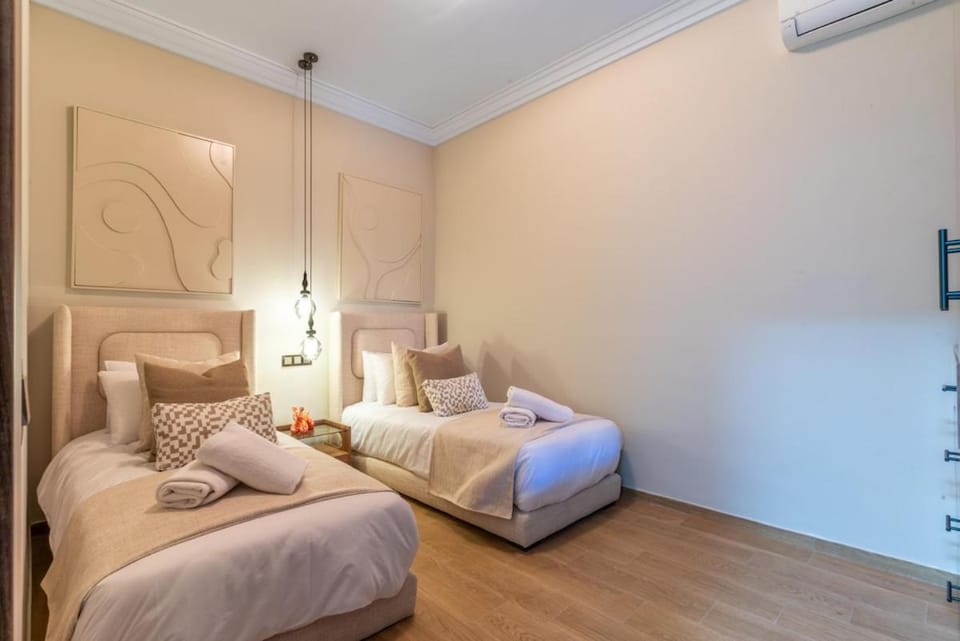 Golden Layali Luxury Duplex 3 Bedrooms Pool Apartment in Marrakesh