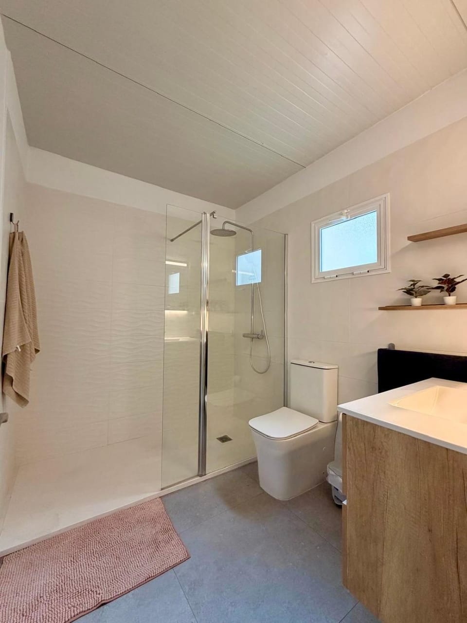 Shower, Toilet, Bathroom, towels