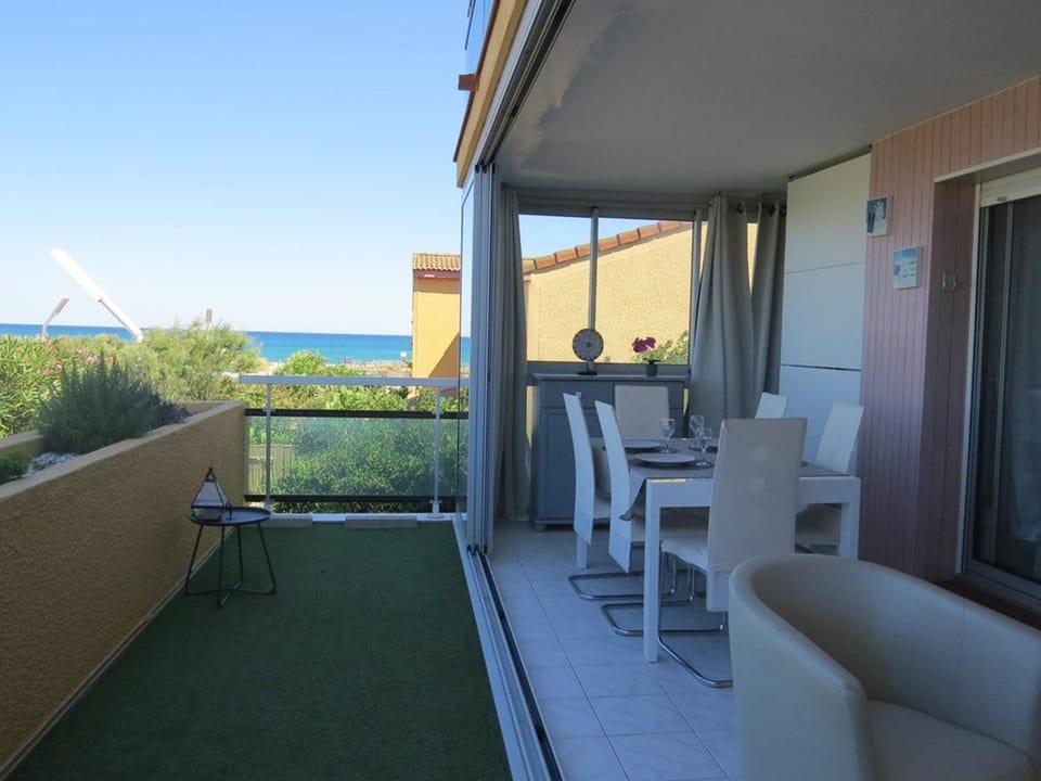 Appartement T2, vue mer, parking privé, 4/6 pers, Le Barcarès - FR-1-529-111 Apartment in Le Barcarès