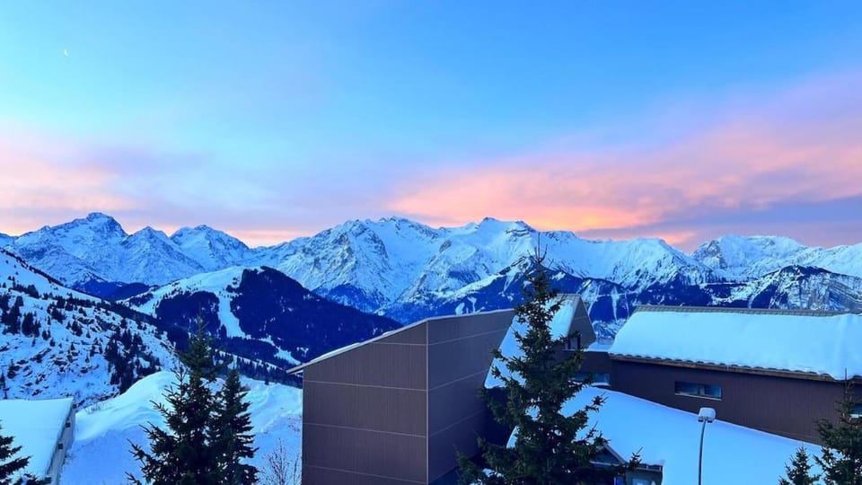 Studio cosy et ensoleillé - Jolie vue montagnes Apartment in Huez