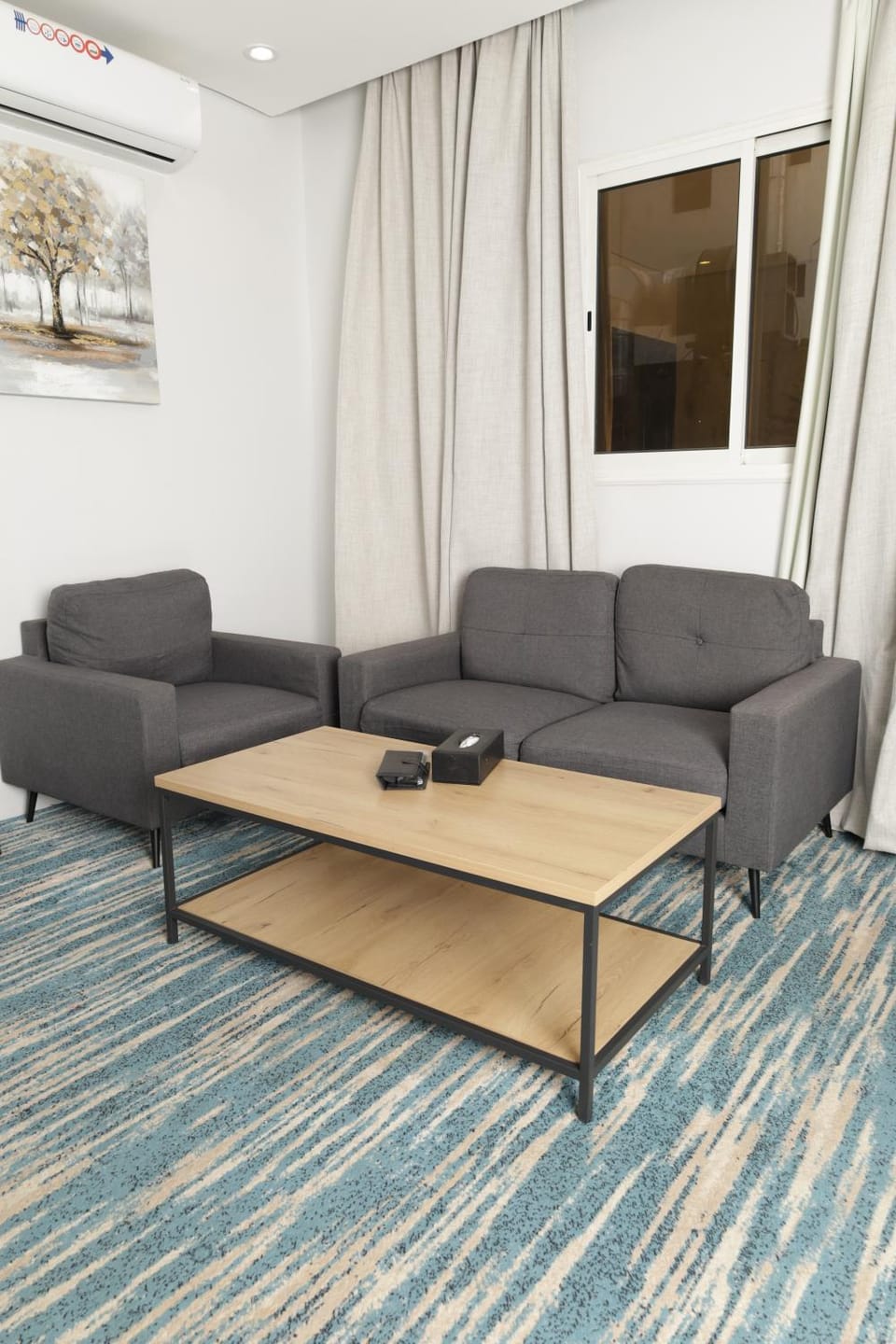 TV and multimedia, Living room, Seating area, air conditioner