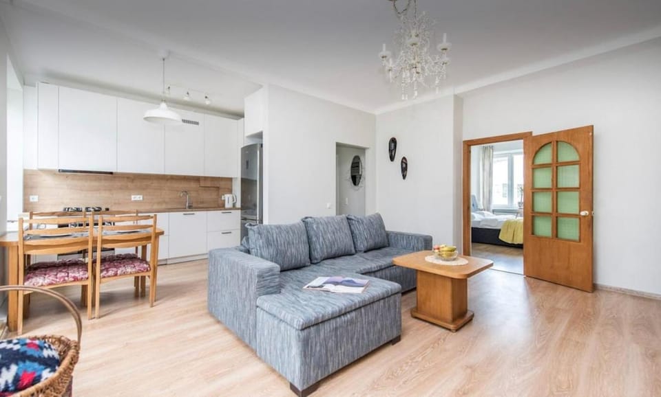Kitchen or kitchenette, Living room, Dining area