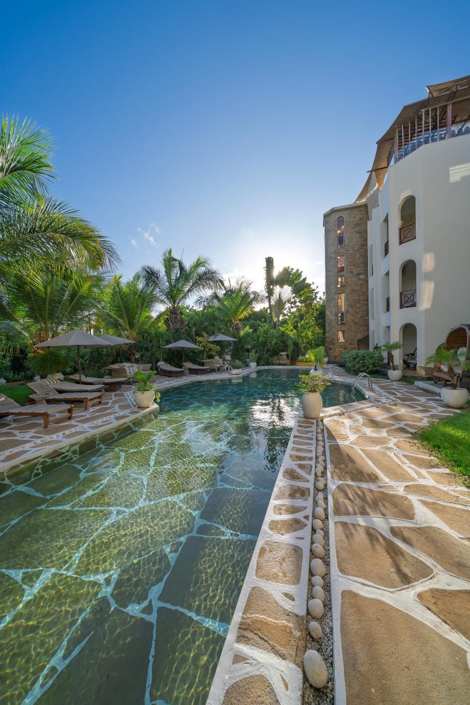 Property building, Swimming pool