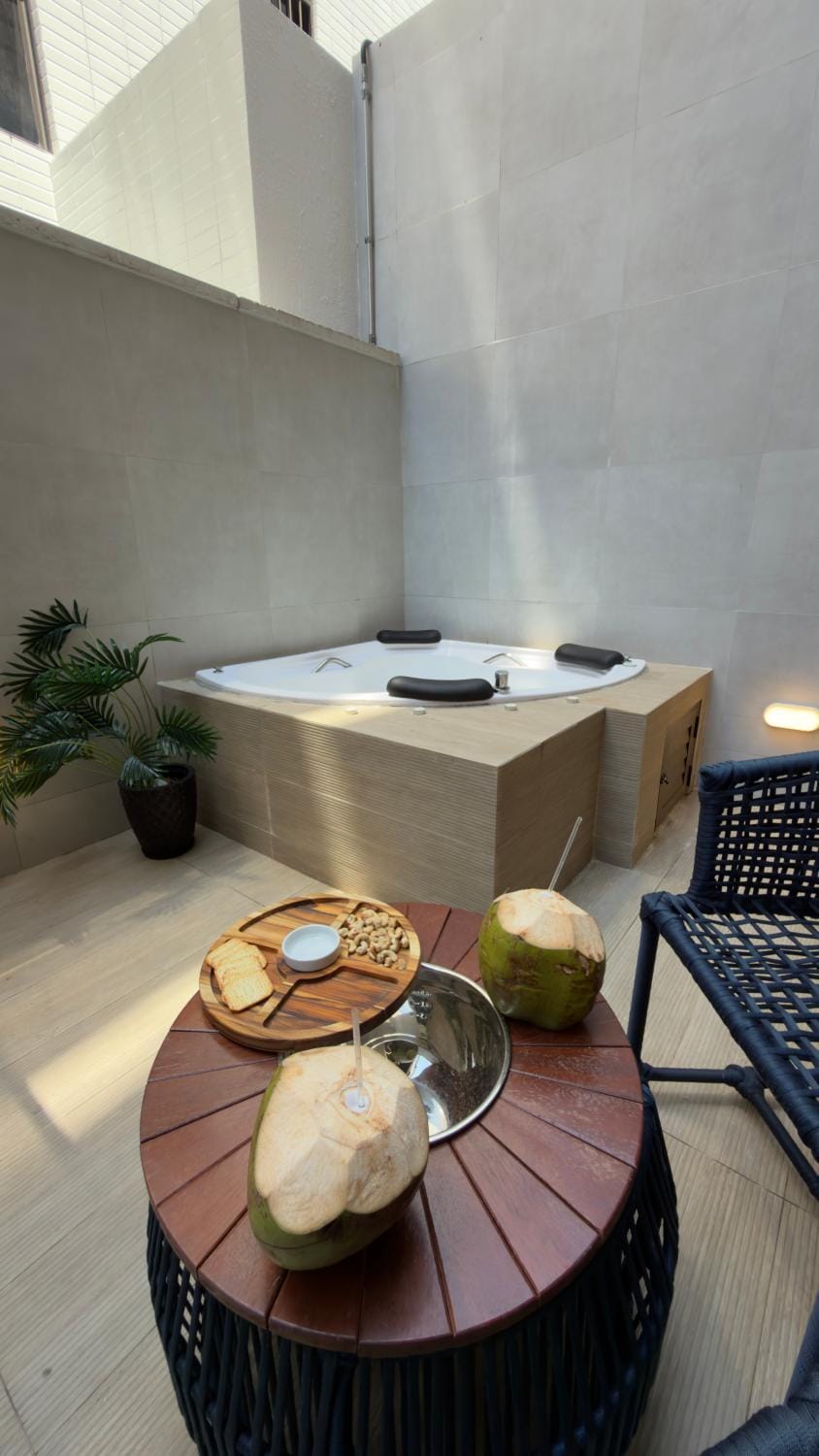 Feel Home - Flat com Área Externa Privativa e Piscina no Rooftop na Melhor Localização de João Pessoa Apartment in Cabedelo