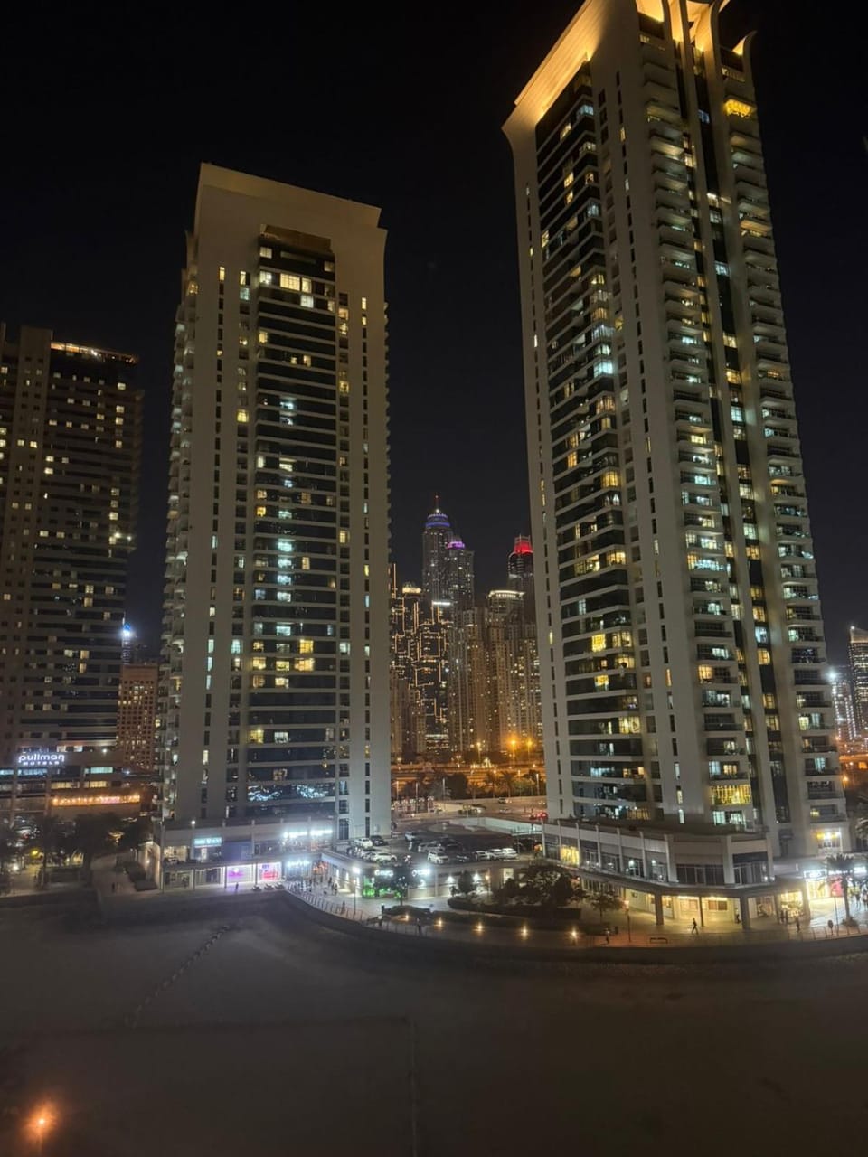 Property building, Night, City view