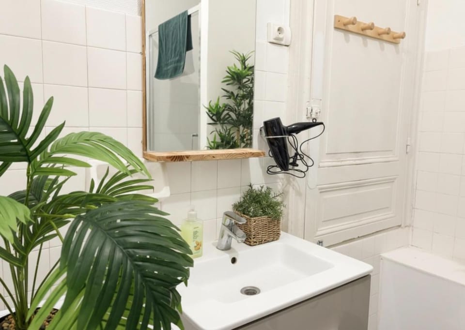 Bathroom, hair dryier