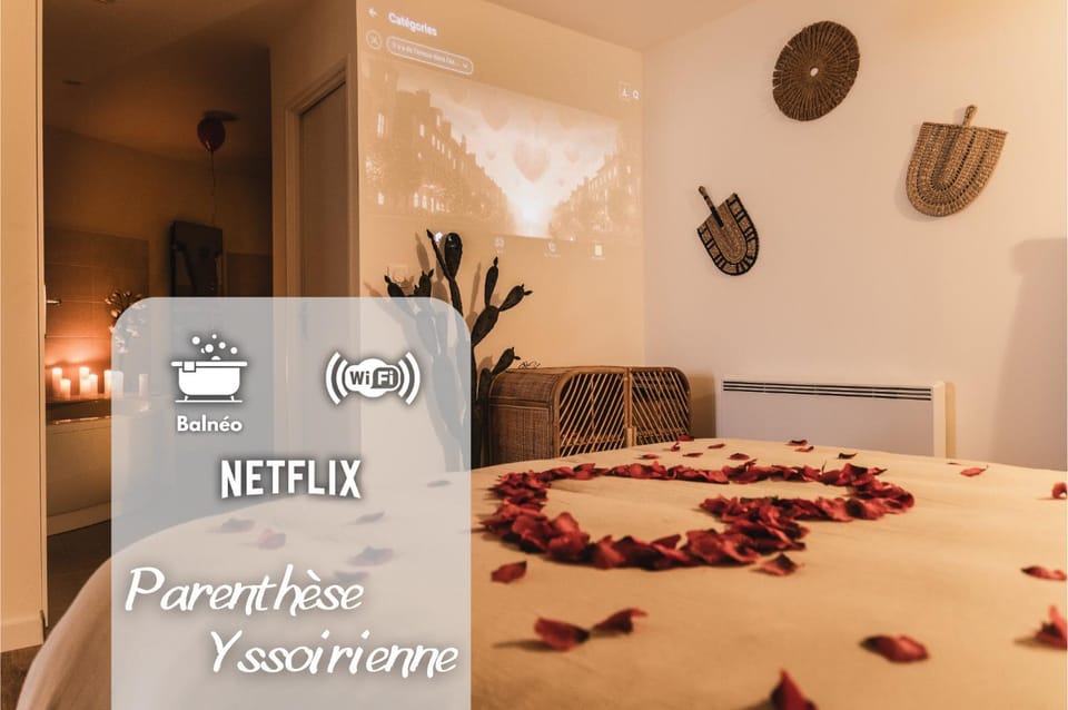 La Parenthèse Yssoirienne - Balnéo - Vidéoprojecteur Apartment in Issoire