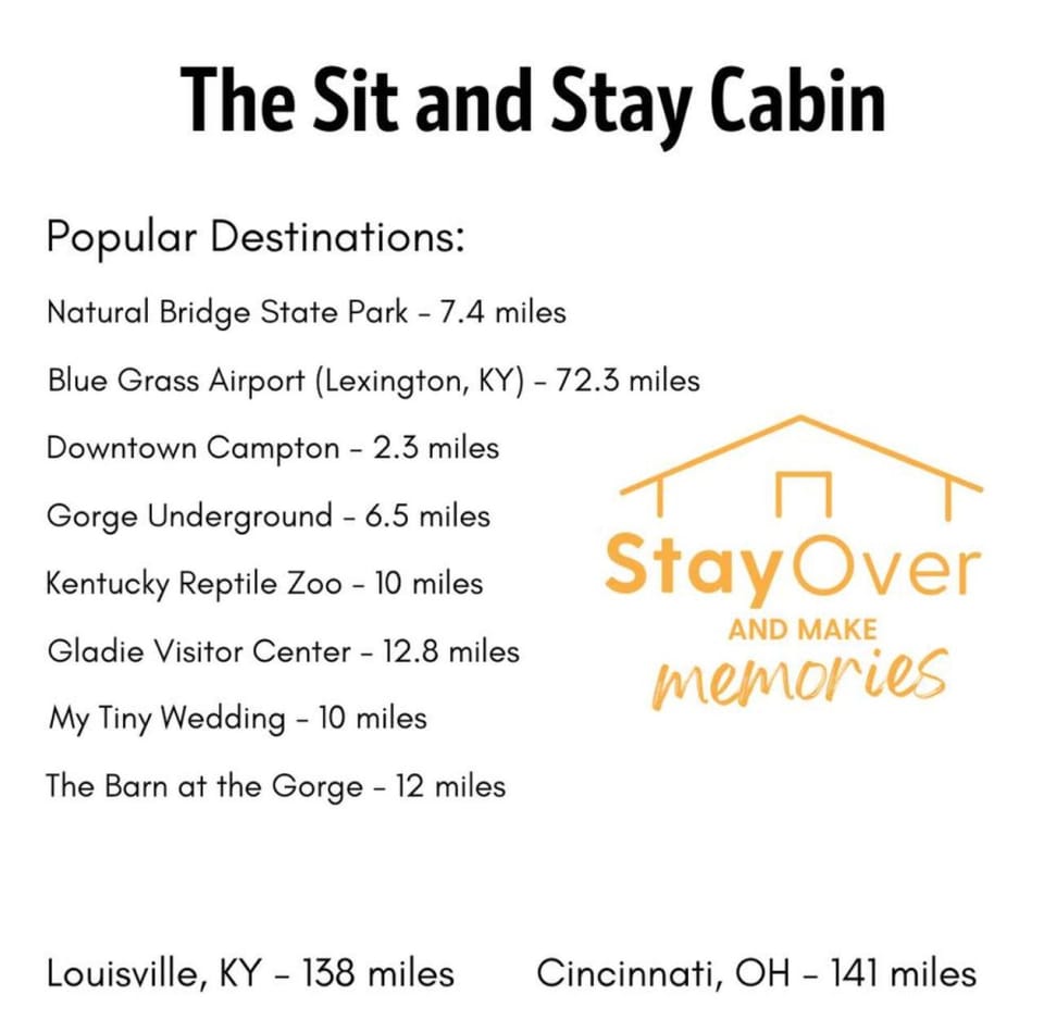 The Sit and Stay Cabin- Hot Tub, Firepit, WiFi Cabin in Kentucky