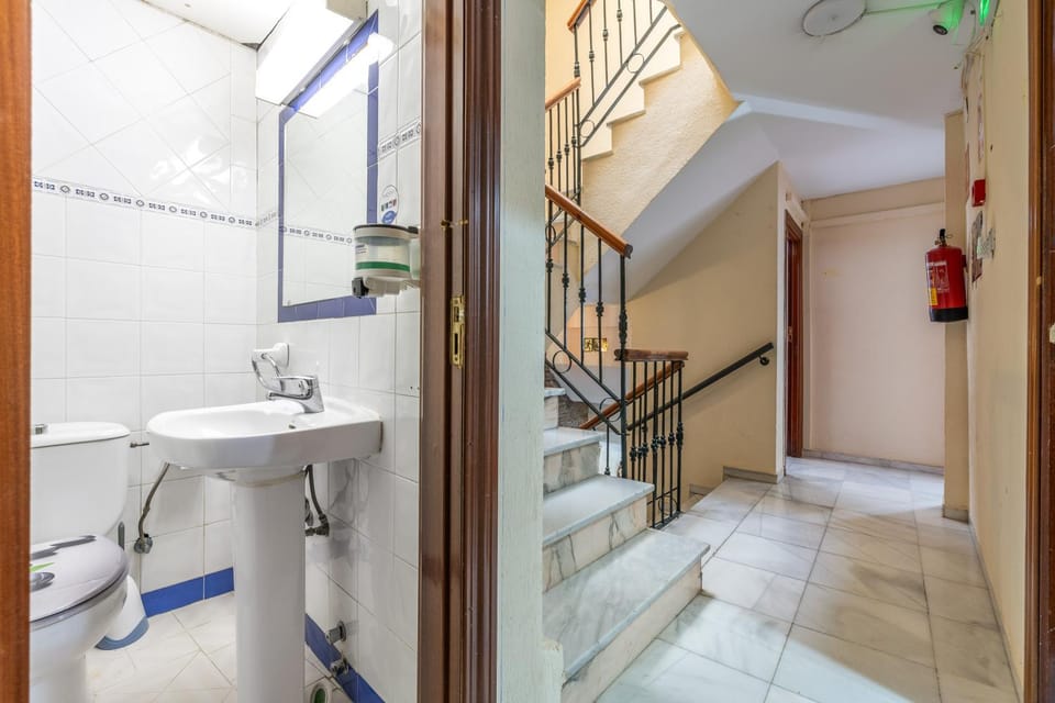 Property building, Bathroom, Living room