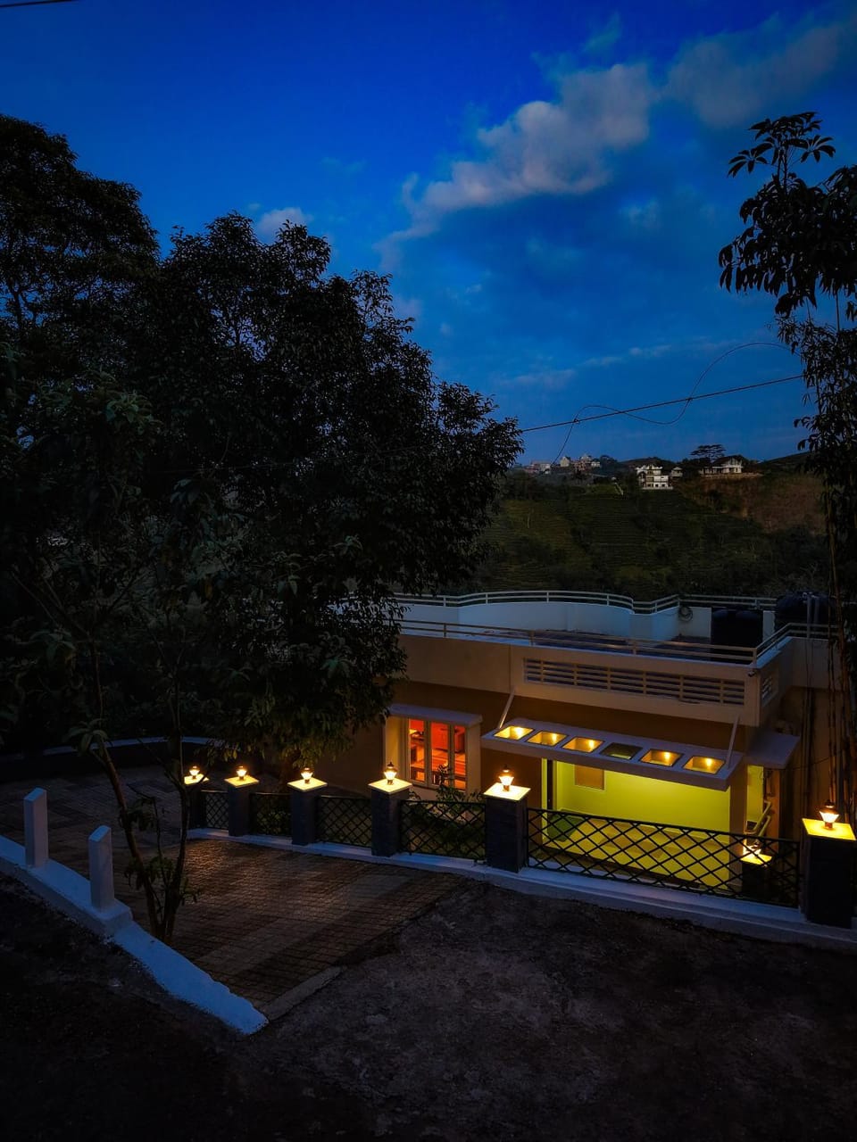Night, Natural landscape, Lake view, Pool view, Swimming pool