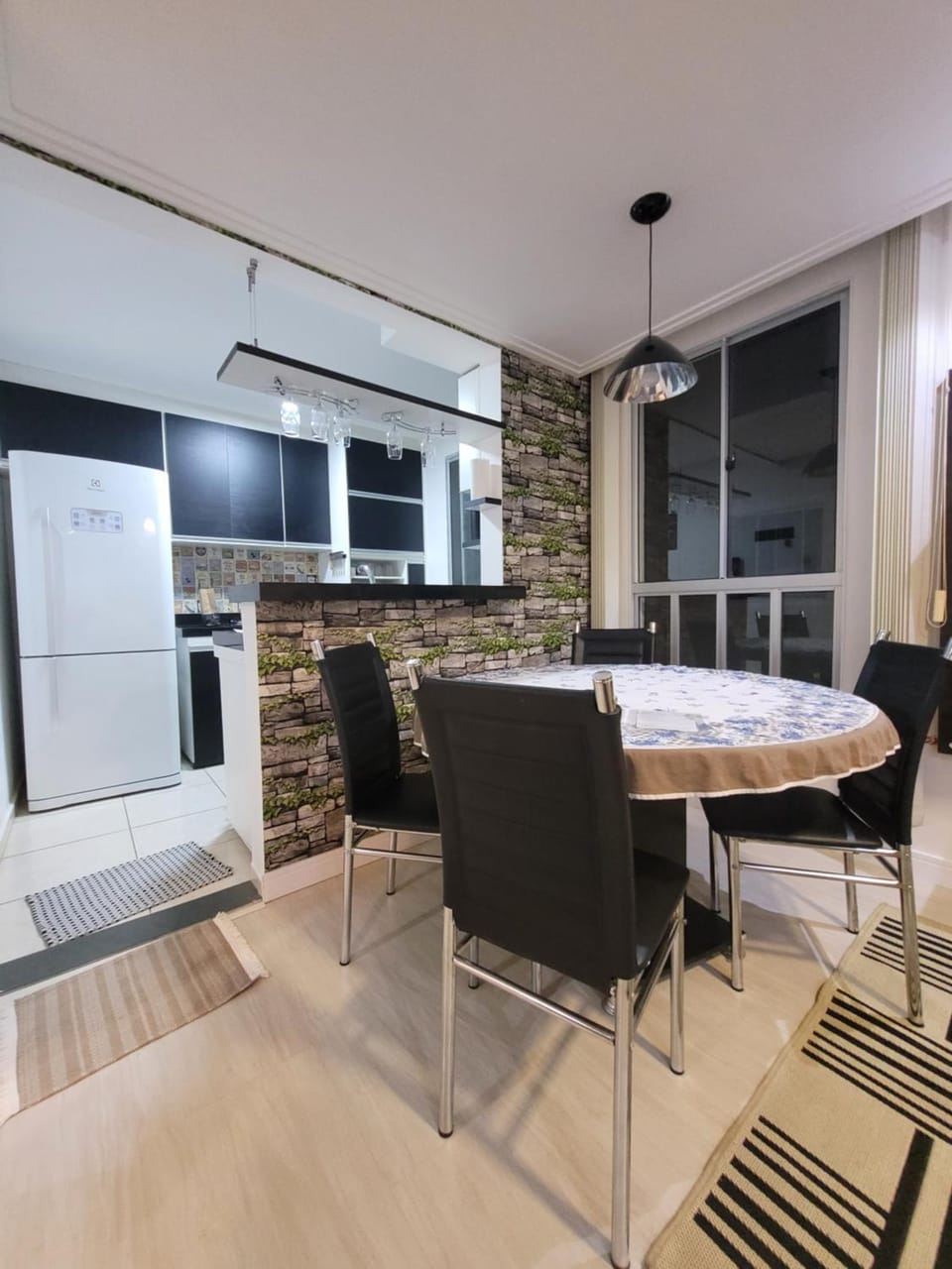 Living room, kitchen