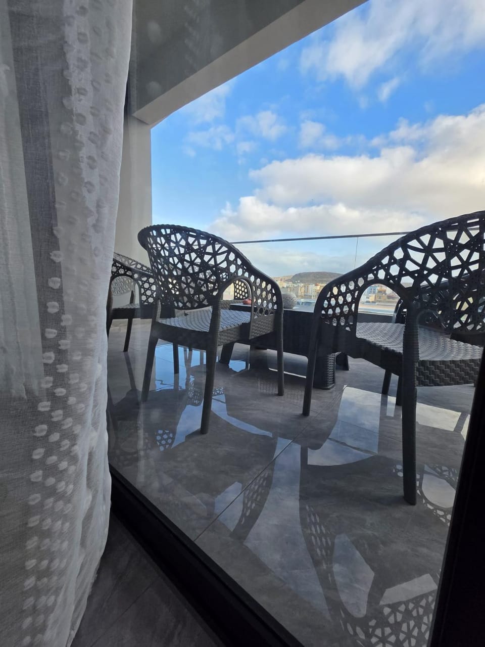 Patio, Day, Natural landscape, View (from property/room), Balcony/Terrace, Seating area, Dining area