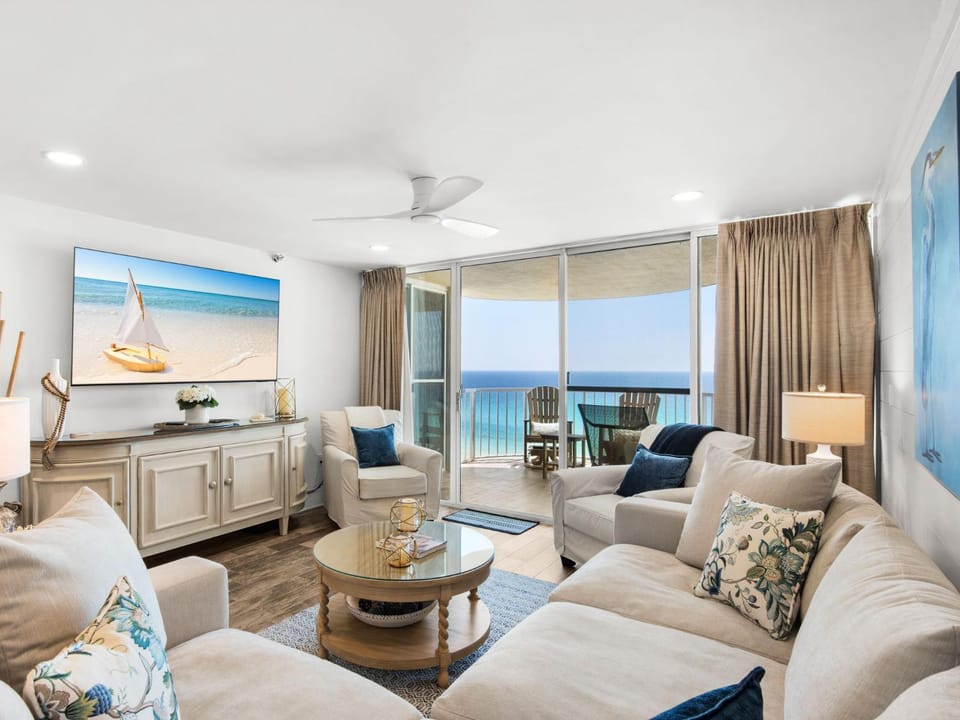 TV and multimedia, Balcony/Terrace, Living room, Seating area, Sea view
