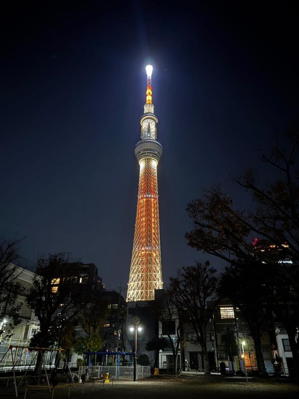 Nearby landmark, Night, Landmark view