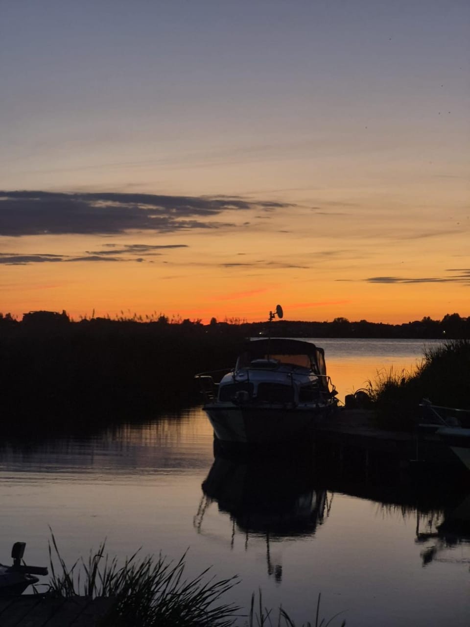Lake view, Sunset