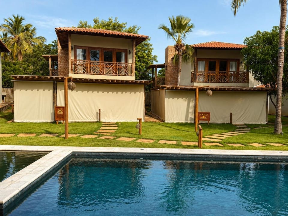 Property building, Pool view