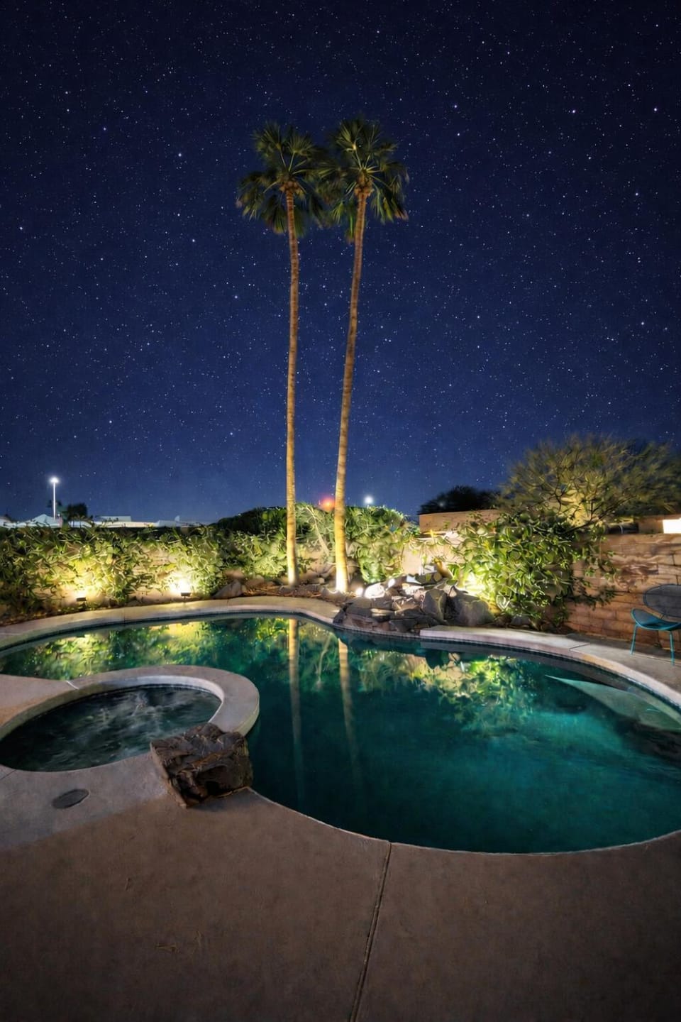 Indian Wells Saltwater Pool Home Walk 2 Tennis & Festival Shuttles House in Indian Wells