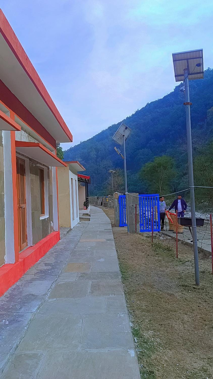 The wild camps riverside Nature lodge in Uttarakhand