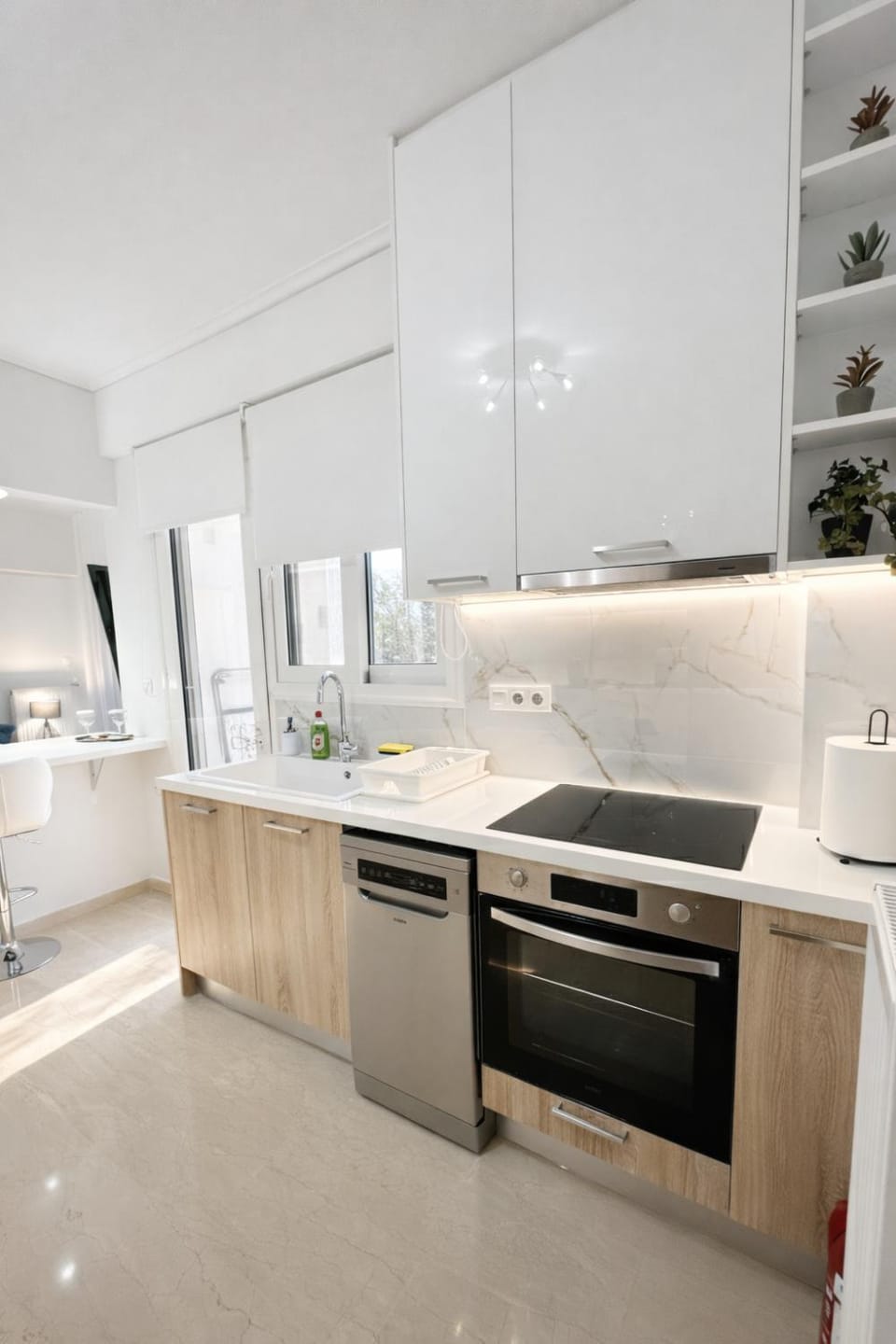 dishwasher, oven, stove
