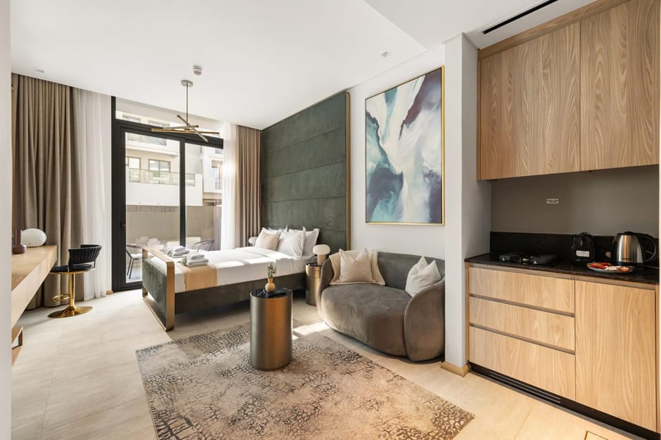 Chic and Peaceful Studio with Balcony & Pool in JVC Apartment in Dubai