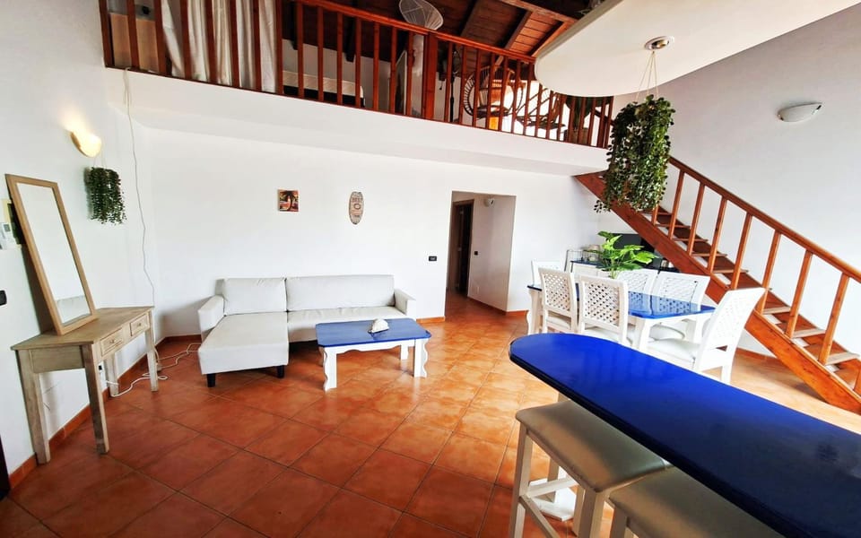 Pool House, StarlinkWiFi, Airconditioning! Direct access to private terrace and shared rooftop pool from the apt, by 'BeachHouseCaboVerde' Apartment in Santa Maria