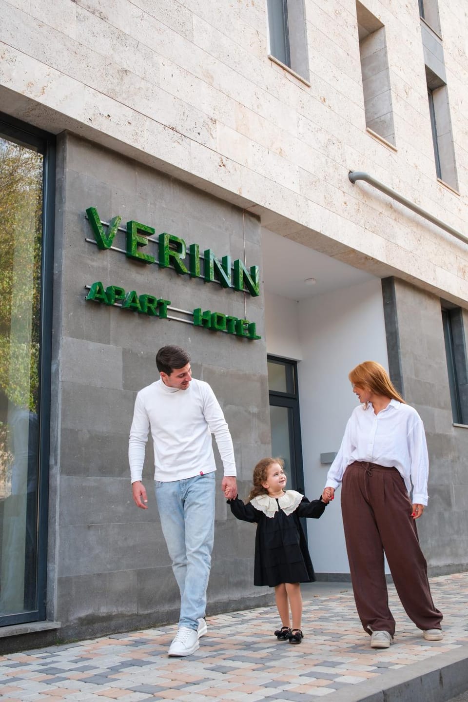 Property building, Facade/entrance, People