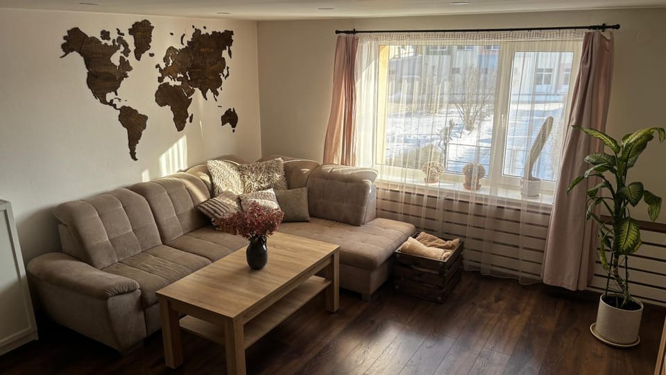 Cozy, modern home with yard near airport &shopping Apartment in Riga