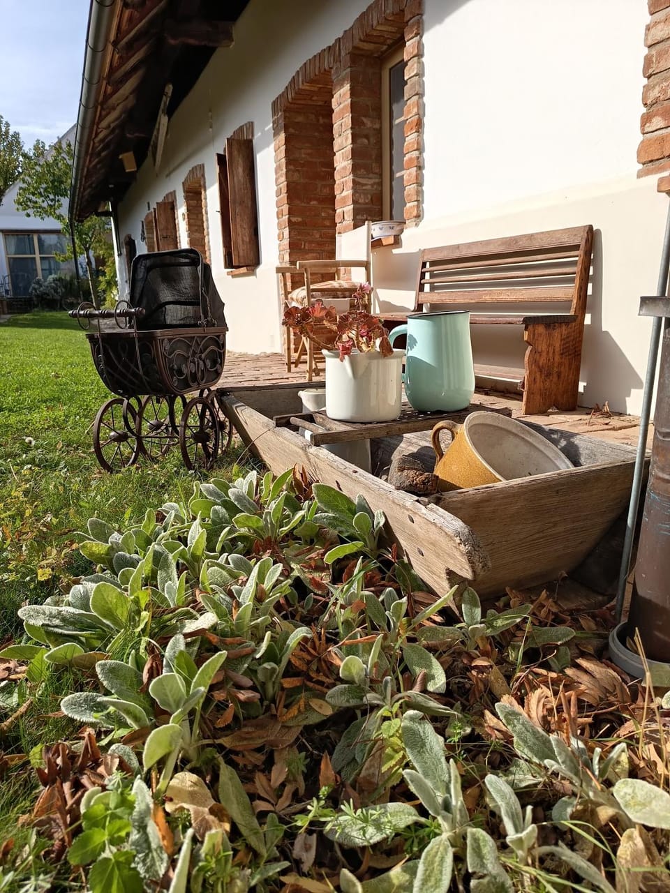 Property building, Garden view