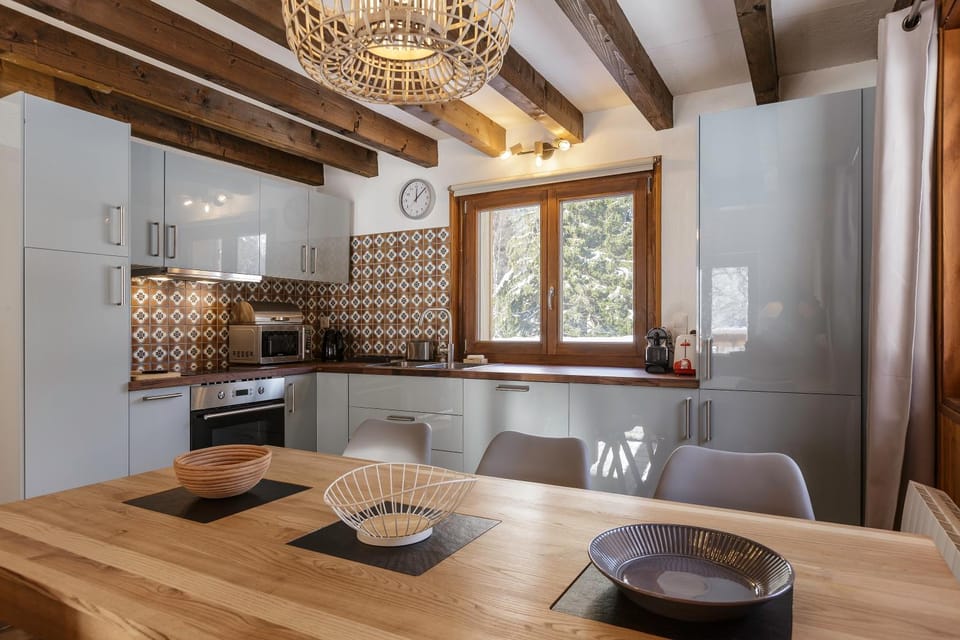 Cyclamens - Cosy Chalet 500m Flegere Cheminee Vue Garage House in Chamonix