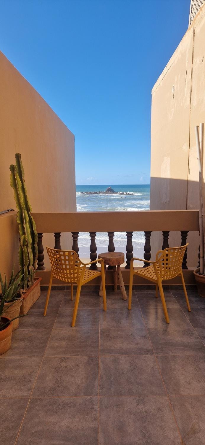 Patio, Natural landscape, View (from property/room), Balcony/Terrace, Dining area, Sea view