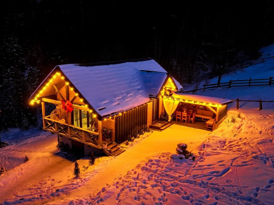 Property building, Night, Natural landscape