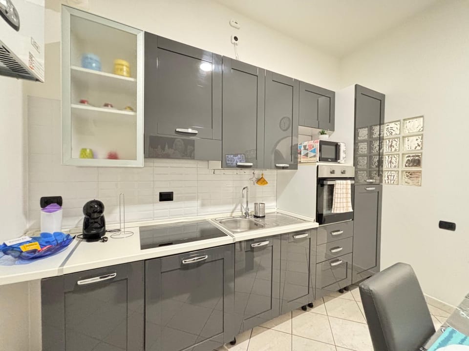 Kitchen or kitchenette, Dining area, dishwasher, microwave, oven, stove, kitchen