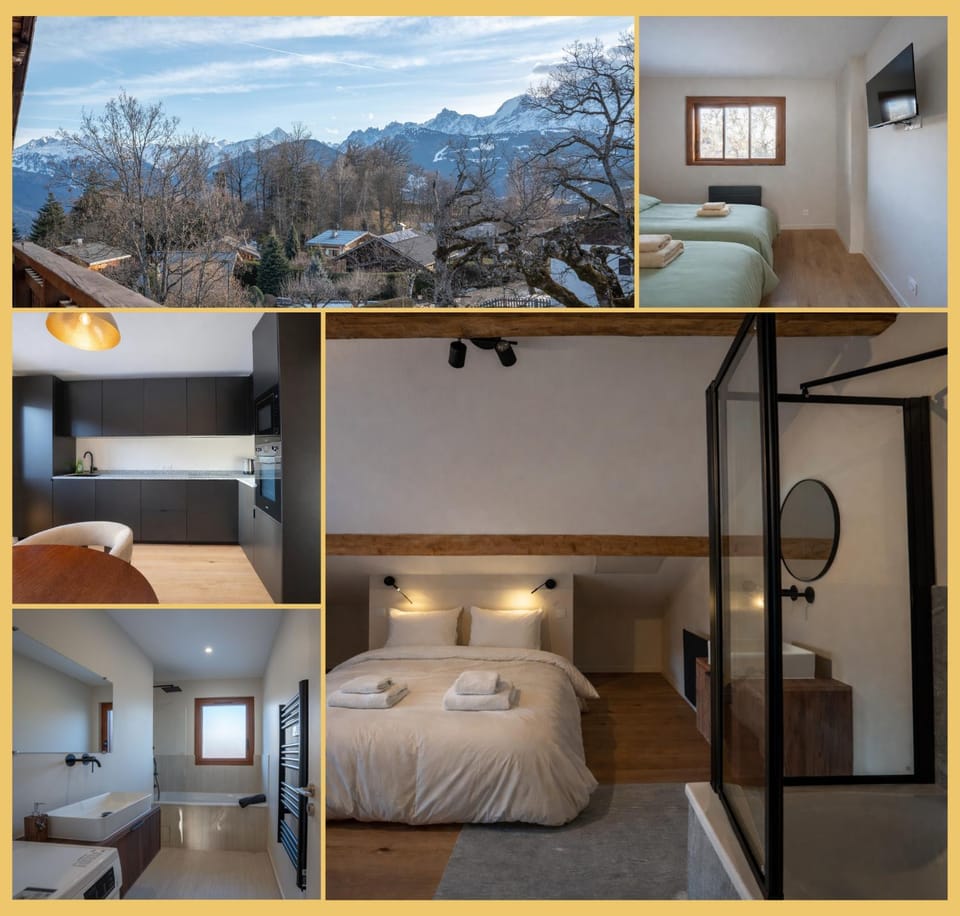 Le Balcon du Mont-BIanc I Duplex I Combloux Apartment in Combloux