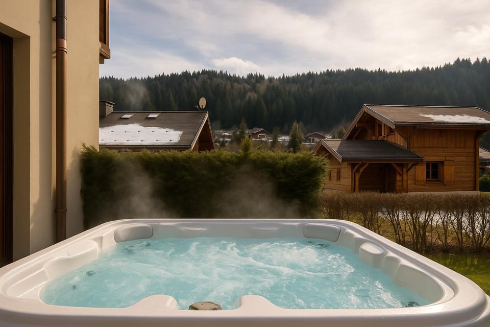 Natural landscape, Hot Tub, Mountain view