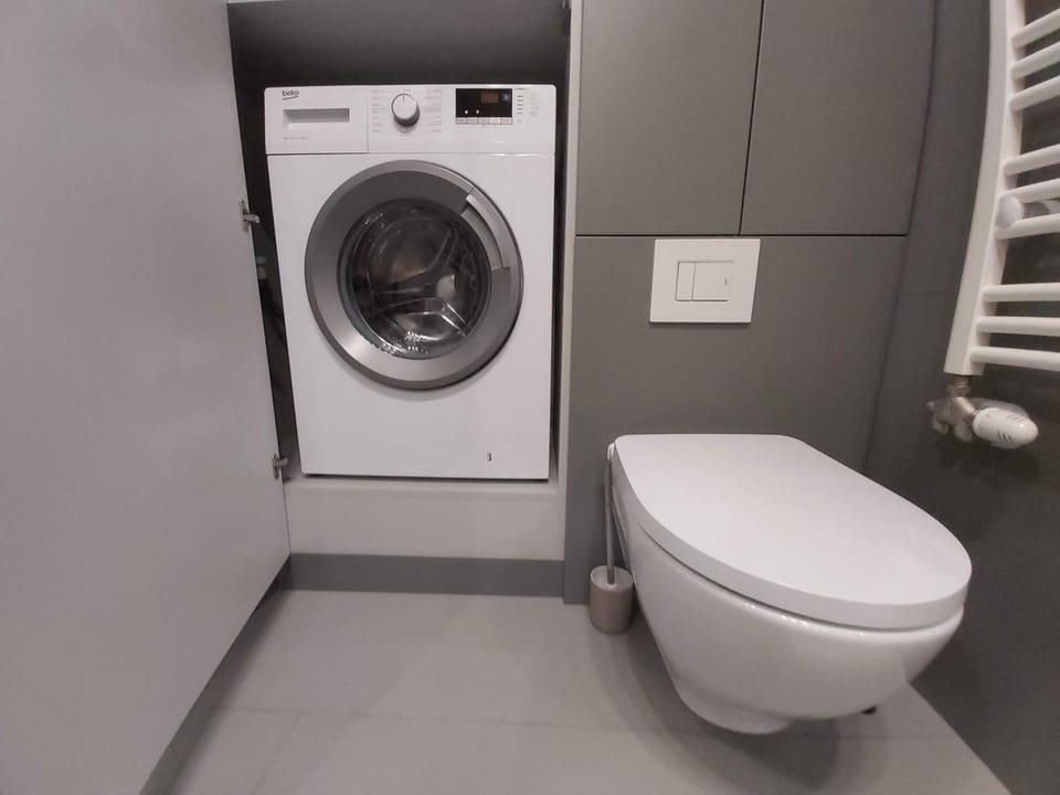 Toilet, washing machine