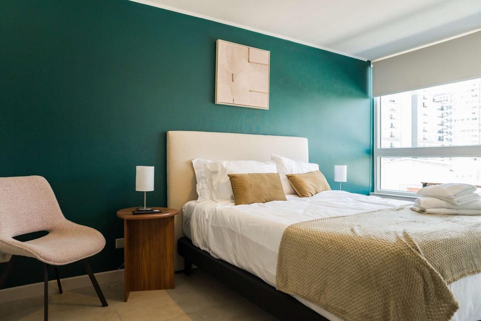 Chic Nunoa oa Apt Cozy Stay for 5 with Views Apartment in Santiago